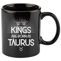 Kings Are Born As Taurus 11oz C Handle Ceramic Mug