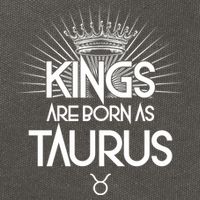 Kings Are Born As Taurus Cotton Canvas Backpack