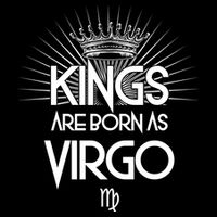 Kings Are Born As Virgo Flexfit Unipanel Trucker Cap