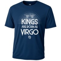 Kings Are Born As Virgo Cooling Performance Crew T-Shirt