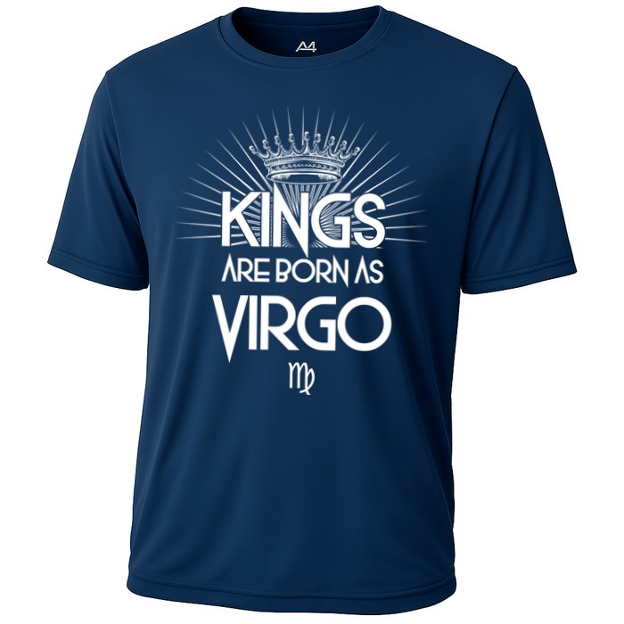 Kings Are Born As Virgo Cooling Performance Crew T-Shirt