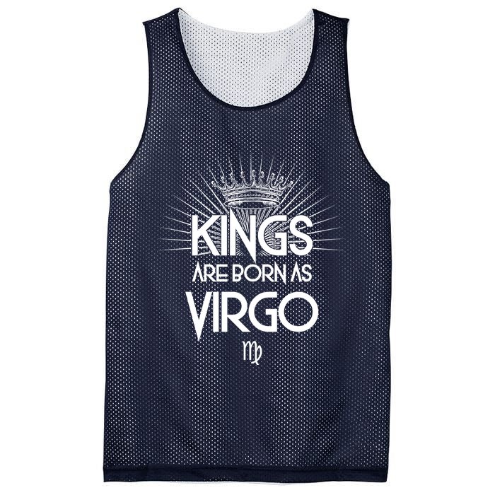 Kings Are Born As Virgo Mesh Reversible Basketball Jersey Tank