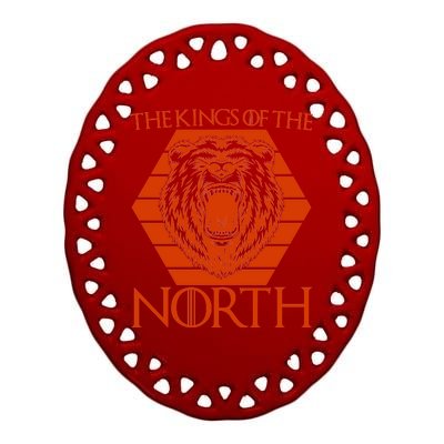 Kings Of The North Ceramic Oval Ornament