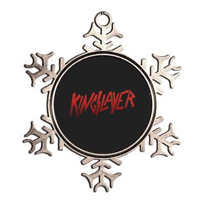 Kingslayer Funny King Slayer Metallic Star Ornament