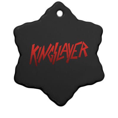 Kingslayer Funny King Slayer Ceramic Star Ornament