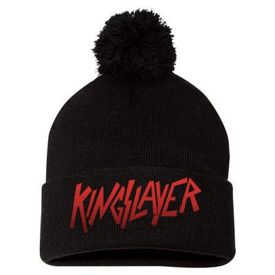 Kingslayer Funny King Slayer Pom Pom 12in Knit Beanie