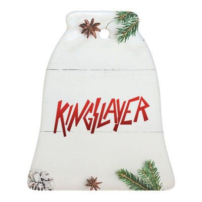 Kingslayer Funny King Slayer Ceramic Bell Ornament