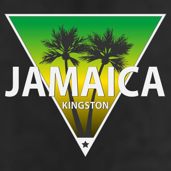 Kingston Jamaica 7 Panel Mesh Trucker Snapback Hat