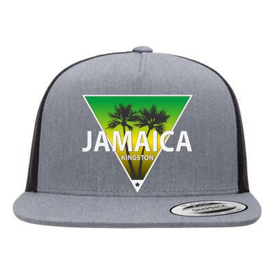 Kingston Jamaica Flat Bill Trucker Hat