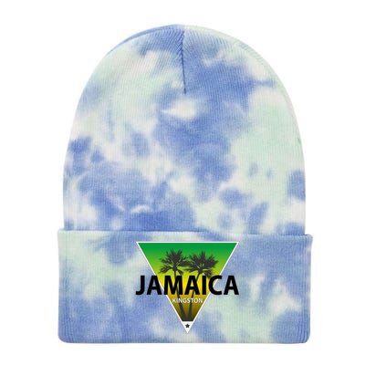 Kingston Jamaica Tie Dye 12in Knit Beanie