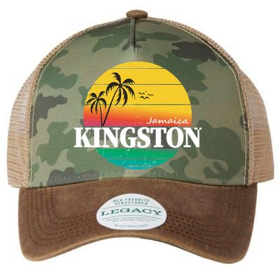 Kingston Jamaica Retro Legacy Tie Dye Trucker Hat
