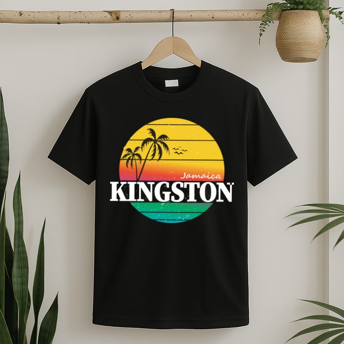 Kingston Jamaica Retro T-Shirt