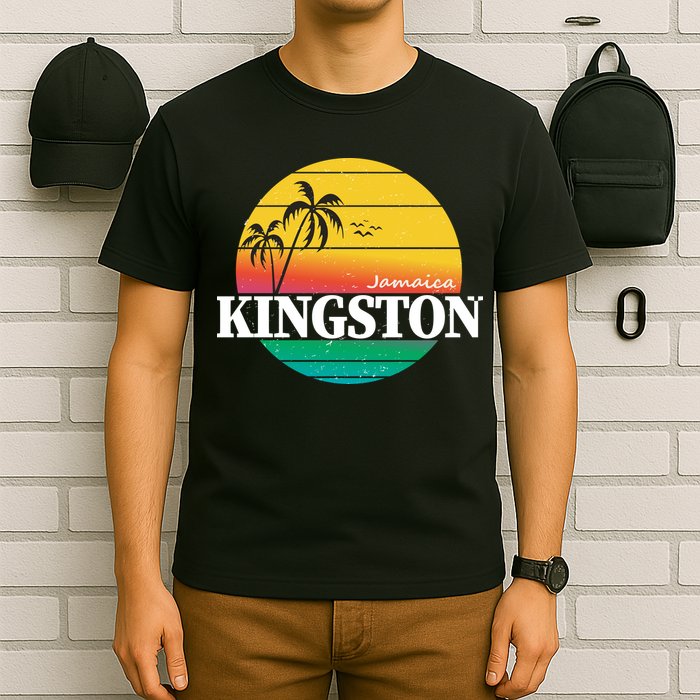 Kingston Jamaica Retro T-Shirt