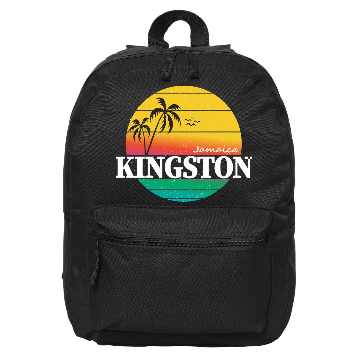 Kingston Jamaica Retro 16 in Basic Backpack