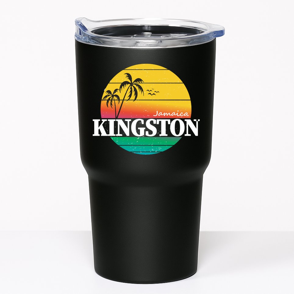 Kingston Jamaica Retro Tumbler