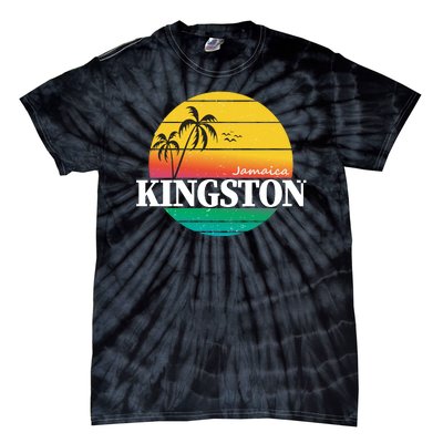 Kingston Jamaica Retro Tie-Dye T-Shirt