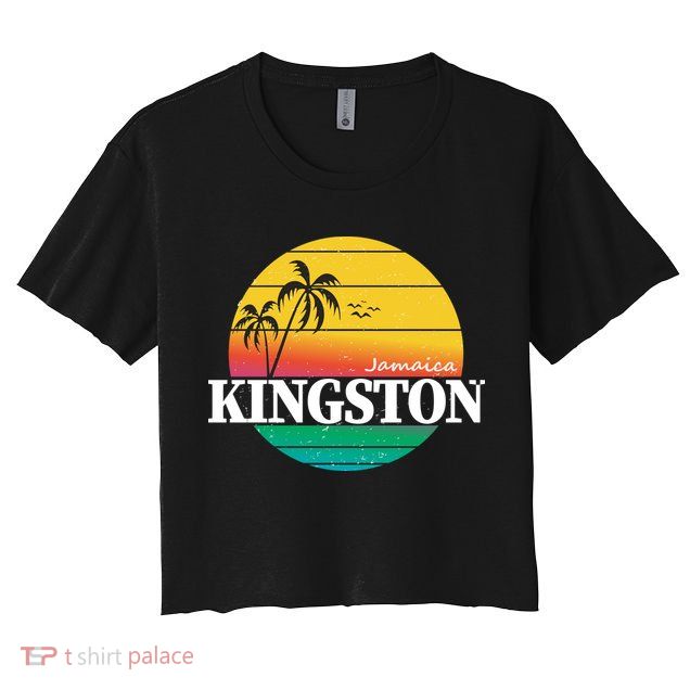 Kingston Jamaica Retro Crop Top