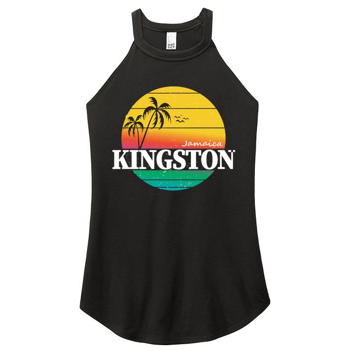 Kingston Jamaica Retro Women's Perfect Tri Rocker Tank