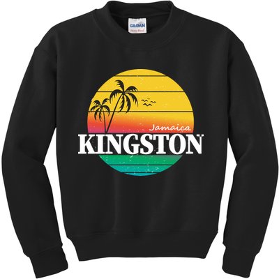 Kingston Jamaica Retro Kids Sweatshirt