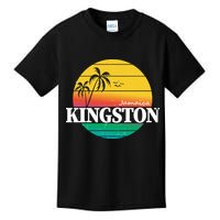 Kingston Jamaica Retro Kids T-Shirt