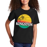 Kingston Jamaica Retro Kids T-Shirt