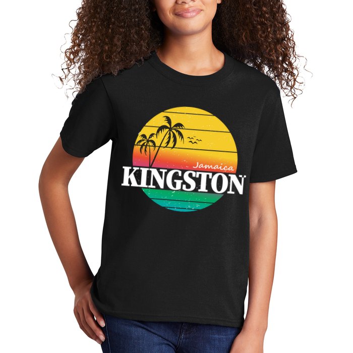 Kingston Jamaica Retro Kids T-Shirt