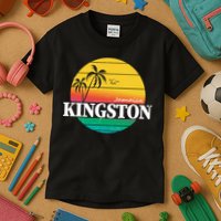 Kingston Jamaica Retro Kids T-Shirt