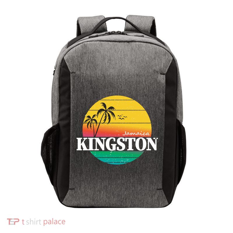 Kingston Jamaica Retro Vector Backpack