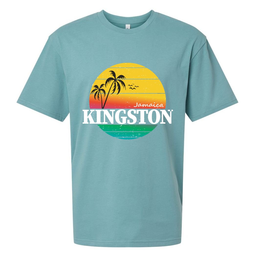 Kingston Jamaica Retro Sueded Cloud Jersey T-Shirt