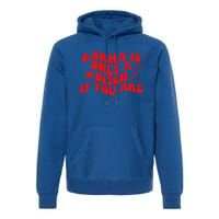 Karma Is Only A B If You Are Aesthetic Retro Cool Gift Premium Hoodie