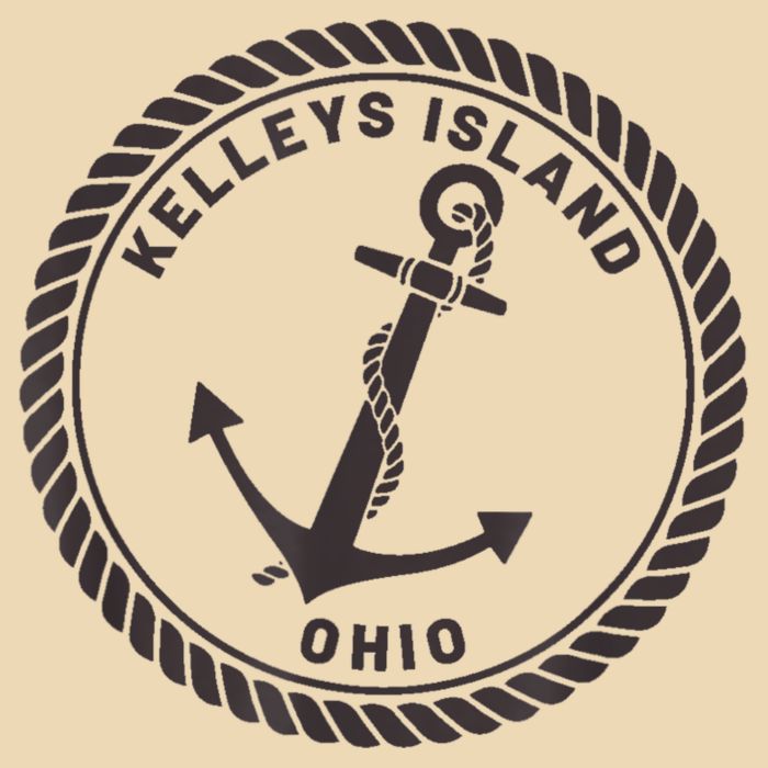 Kelleys Island Ohio Drawstring Bag