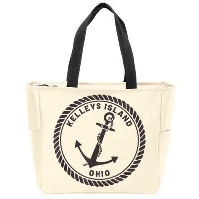 Kelleys Island Ohio Zip Tote Bag