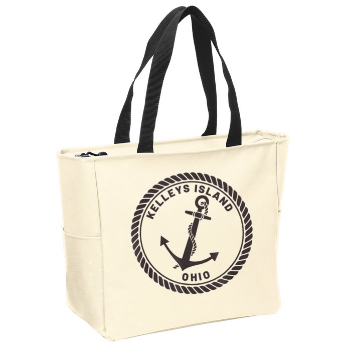 Kelleys Island Ohio Zip Tote Bag
