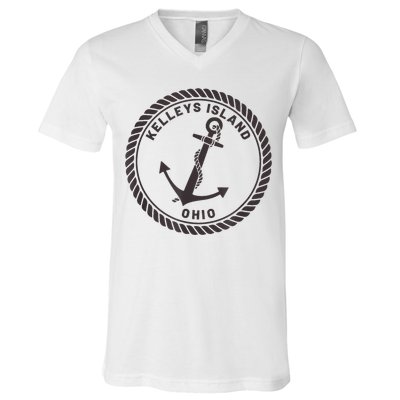 Kelleys Island Ohio V-Neck T-Shirt