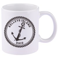 Kelleys Island Ohio 11oz C Handle Ceramic Mug