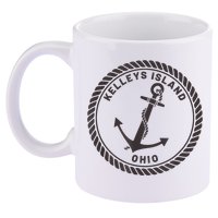 Kelleys Island Ohio 11oz C Handle Ceramic Mug