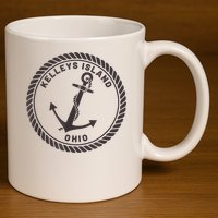 Kelleys Island Ohio 11oz C Handle Ceramic Mug