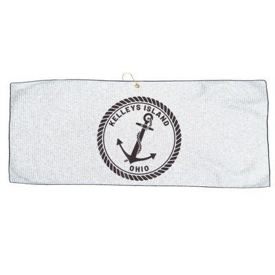 Kelleys Island Ohio Large Microfiber Waffle Golf Towel