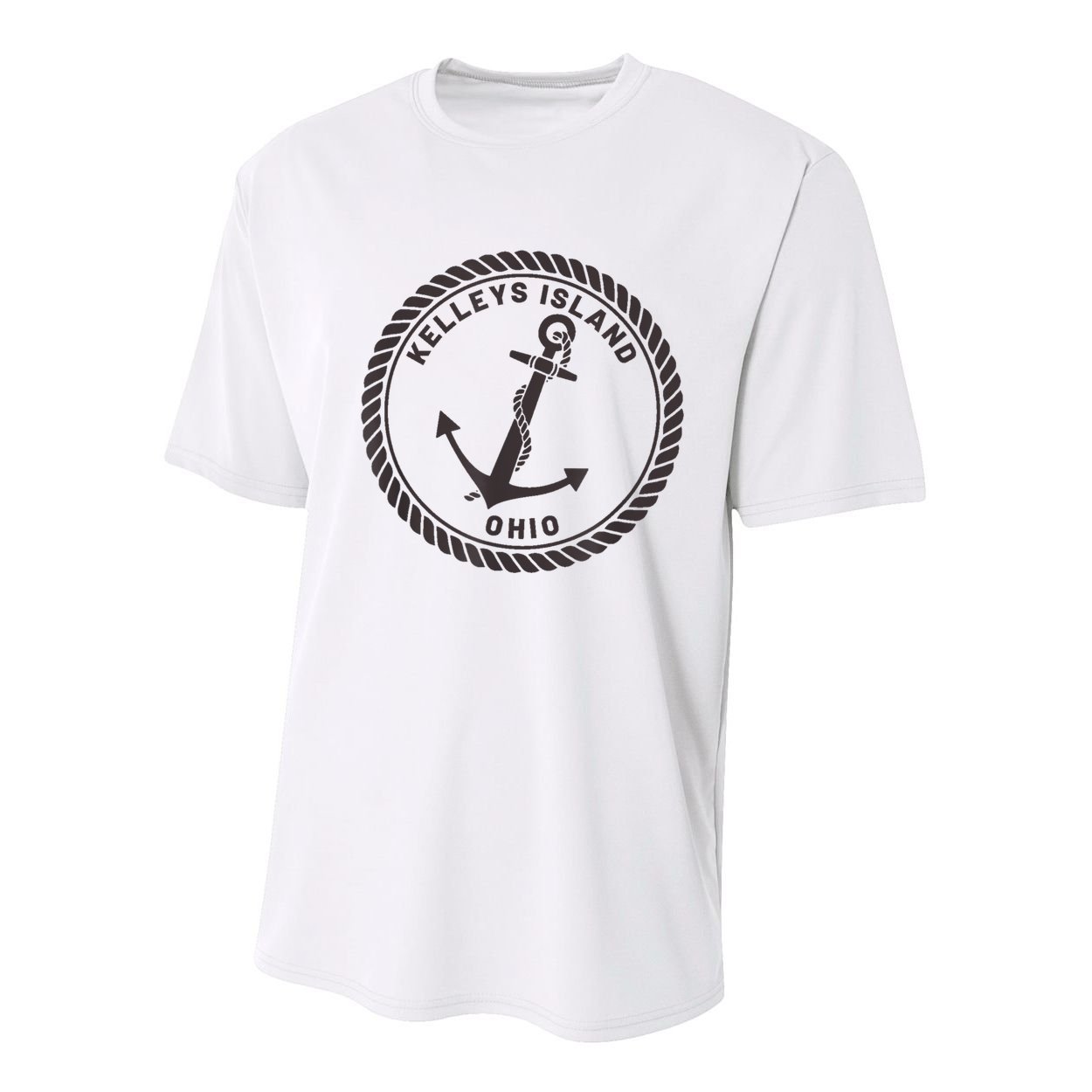 Kelleys Island Ohio Youth Performance Sprint T-Shirt