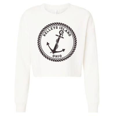 Kelleys Island Ohio Cropped Pullover Crew