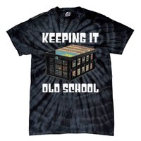 Keeping It Old School Music Vinyl Records LP Lover Tie-Dye T-Shirt