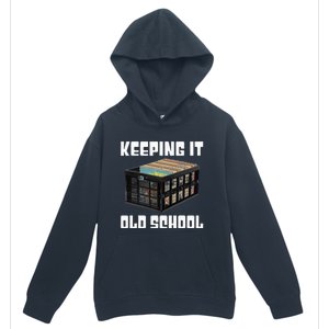 Keeping It Old School Music Vinyl Records LP Lover Urban Pullover Hoodie