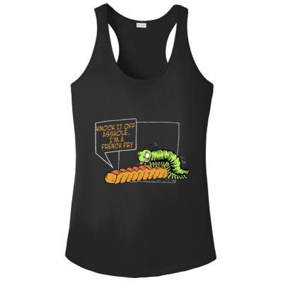 Knock It Off Asshole IM A French Fry Ladies PosiCharge Competitor Racerback Tank