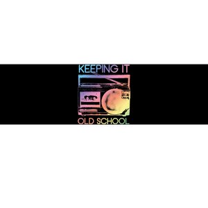 Keeping It Old School Retro 80s 90s Boombox Music Bumper Sticker