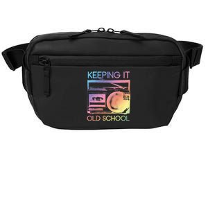 Keeping It Old School Retro 80s 90s Boombox Music Crossbody Pack