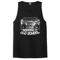 Keeping It Old School Vintage Boombox Graffiti PosiCharge Competitor Tank