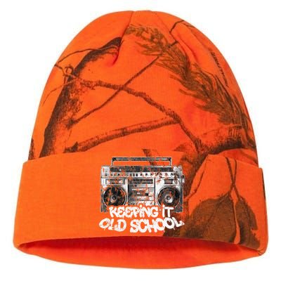 Keeping It Old School Vintage Boombox Graffiti Kati Licensed 12" Camo Beanie