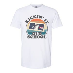 Kickin It Old School Retro 80s Video Game Gaming Gamer Gift Softstyle CVC T-Shirt