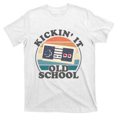 Kickin It Old School Retro 80s Video Game Gaming Gamer Gift T-Shirt