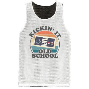 Kickin It Old School Retro 80s Video Game Gaming Gamer Gift Mesh Reversible Basketball Jersey Tank